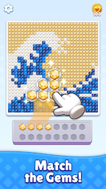 Image 0 for Sparkle Gem Color Puzzle