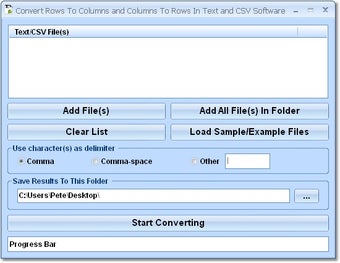 Image 0 for Convert Rows To Columns a…