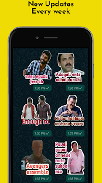 Imagen 1 para Stickers Mavayya - Telugu…
