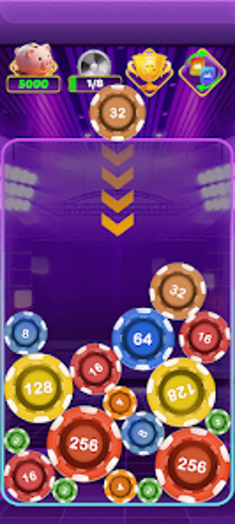 Image 0 for Merge CoinDrop Puzzle