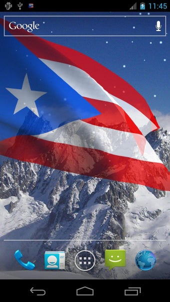 Image 0 for 3D Puerto Rico Flag LWP