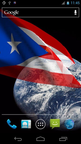 Image 1 for 3D Puerto Rico Flag LWP
