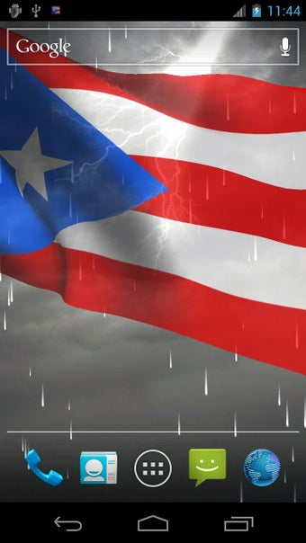 Image 1 for 3D Puerto Rico Flag LWP