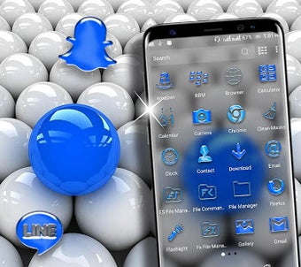 Imagen 2 para 3D Balls Launcher Theme