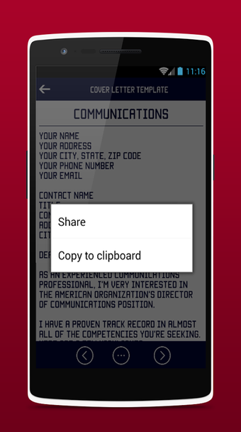 Image 2 for Cover Letter Template