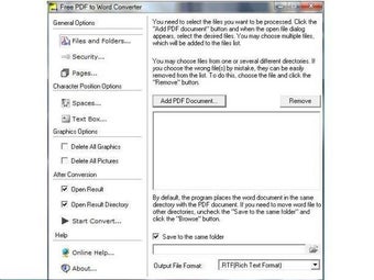 Image 0 for Free PDF to Word Converte…