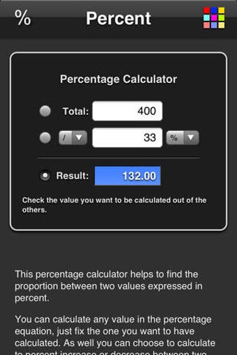 Image 0 for Percentage