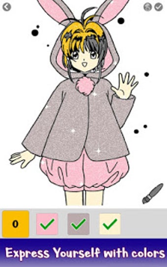 Imagen 2 para Anime Glitter Color by Nu…
