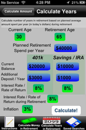 Image 0 for Easy Retirement Calculato…