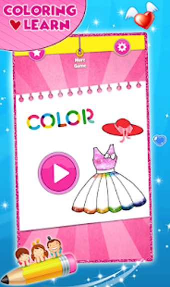 Image 2 for Glitter Dress Coloring an…