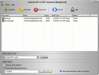 Image 0 for Aostsoft GIF to PDF Conve…