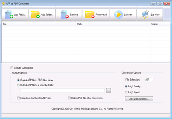 Image 0 for AFP to PDF Converter