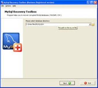 Image 0 for MySQL Recovery tool