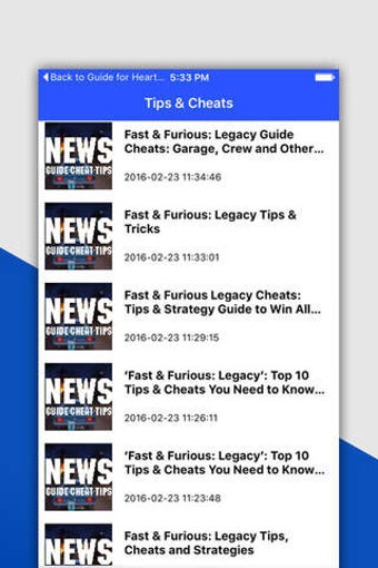Image 0 for Guide for Fast and Furiou…