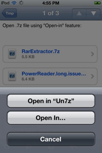 Image 0 for Un7z - 'Extract .7z files…