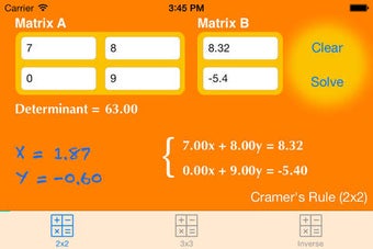 Image 0 for Matrix System Solver