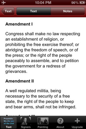 Image 0 for Constitution for iPhone a…