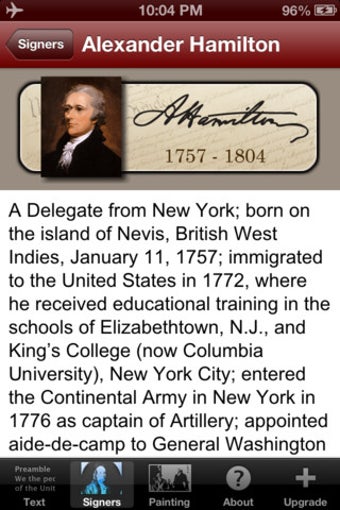 Image 3 for Constitution for iPhone a…