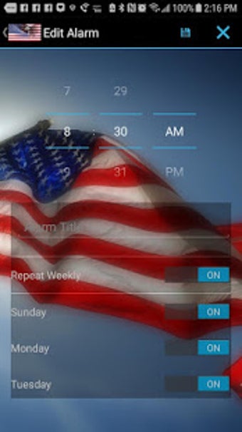 Image 1 for Star Spangled Alarm Clock