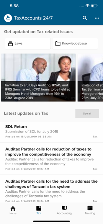 TaxAccounts 24/7 Printscreens 1
