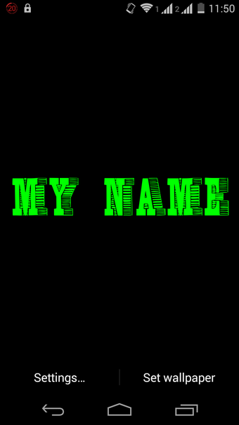 Image 0 for My Name 3D Live Wallpaper