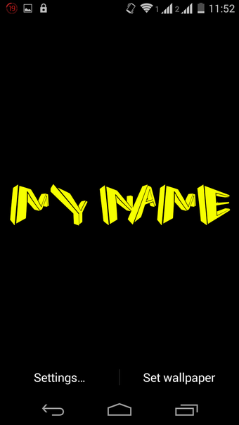 Image 1 for My Name 3D Live Wallpaper