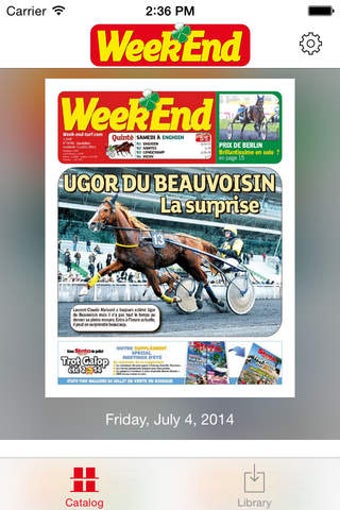 Imagen 0 para Week End : votre journal …