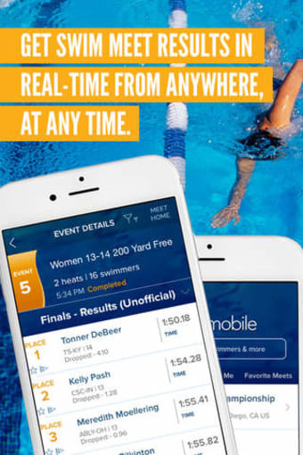 Image 0 for Meet Mobile: Swim - View …