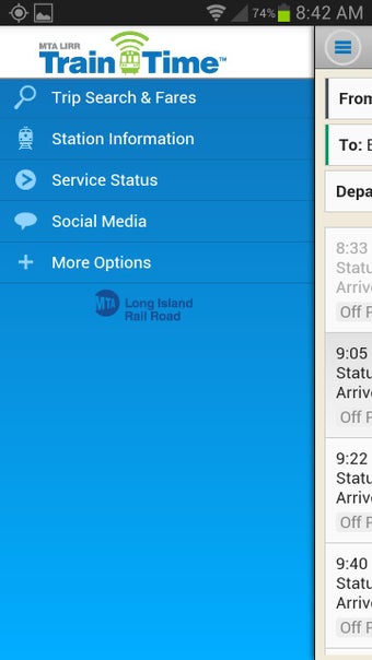 Image 0 for LIRR TrainTime