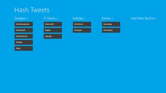Imagen 0 para Hash Tweets for Windows 8