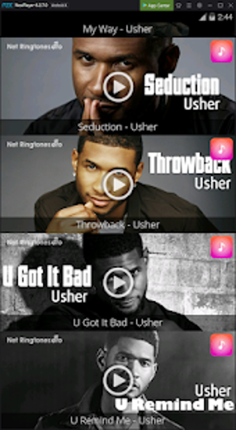 Image 1 for Usher Free Ringtones