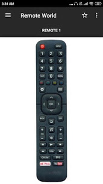 Imagen 2 para Hisense TV Remote Control