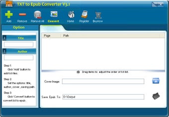 Image 0 for TXT to Epub Converter