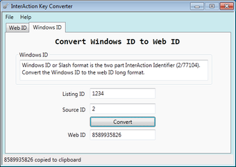 Image 0 for InterAction Key Converter