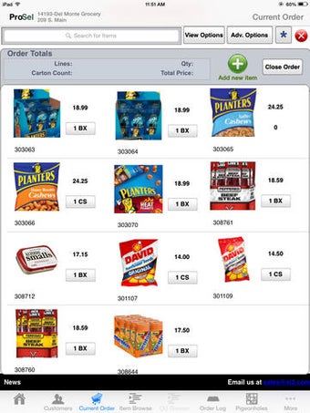 Image 0 for ProSel Sales Rep Order En…