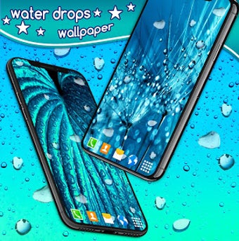 Imagen 2 para Water Drops Live Wallpape…