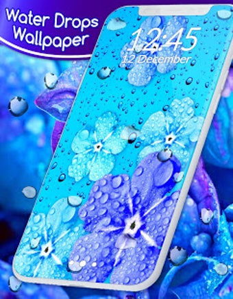 Imagen 1 para Water Drops Live Wallpape…