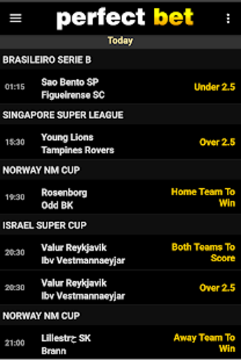 Imagen 1 para Perfect Bet - Free Bettin…