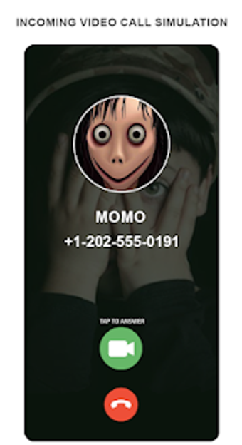 Imagen 1 para momo fake video call