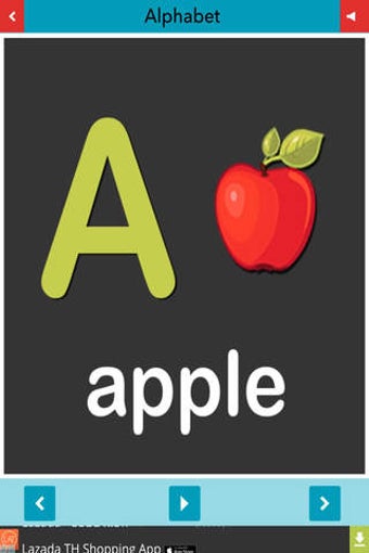 Image 0 for Learn English Letter : A …