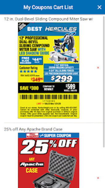 Image 0 for Coupon for Harbor Freight…