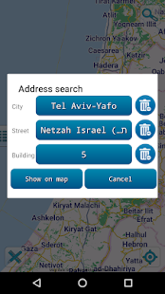 Imagen 2 para Map of Israel and Palesti…
