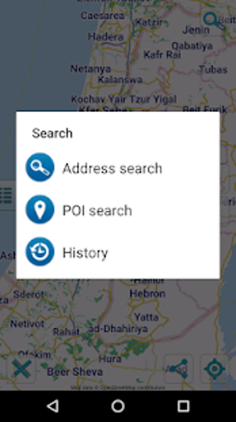 Imagen 1 para Map of Israel and Palesti…