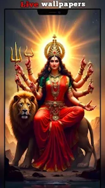 Image 0 for Durga Maa 4K Live Wallpap…