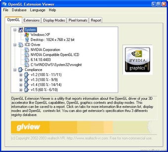 Image 0 for OpenGL Extension Viewer