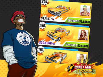 Image 1 for Crazy Taxi Idle Tycoon