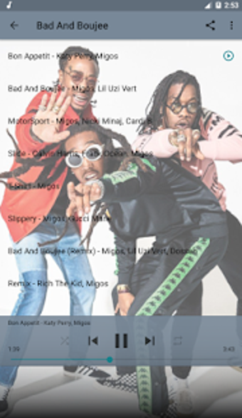 Image 1 for Migos Top Music Hot