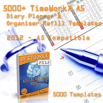 Image 0 for Calendar Templates A5 Pap…
