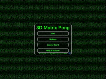 Imagen 0 para 3D Matrix Pong
