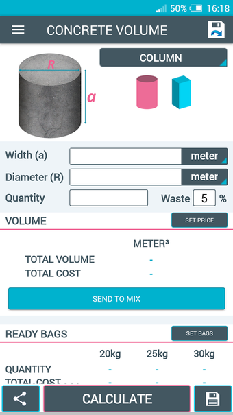 Imagen 3 para Concrete Calculator